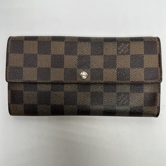 Authentic LOUIS VUITTON Sarah Wallet Damier Ebene - Picture 2 of 14